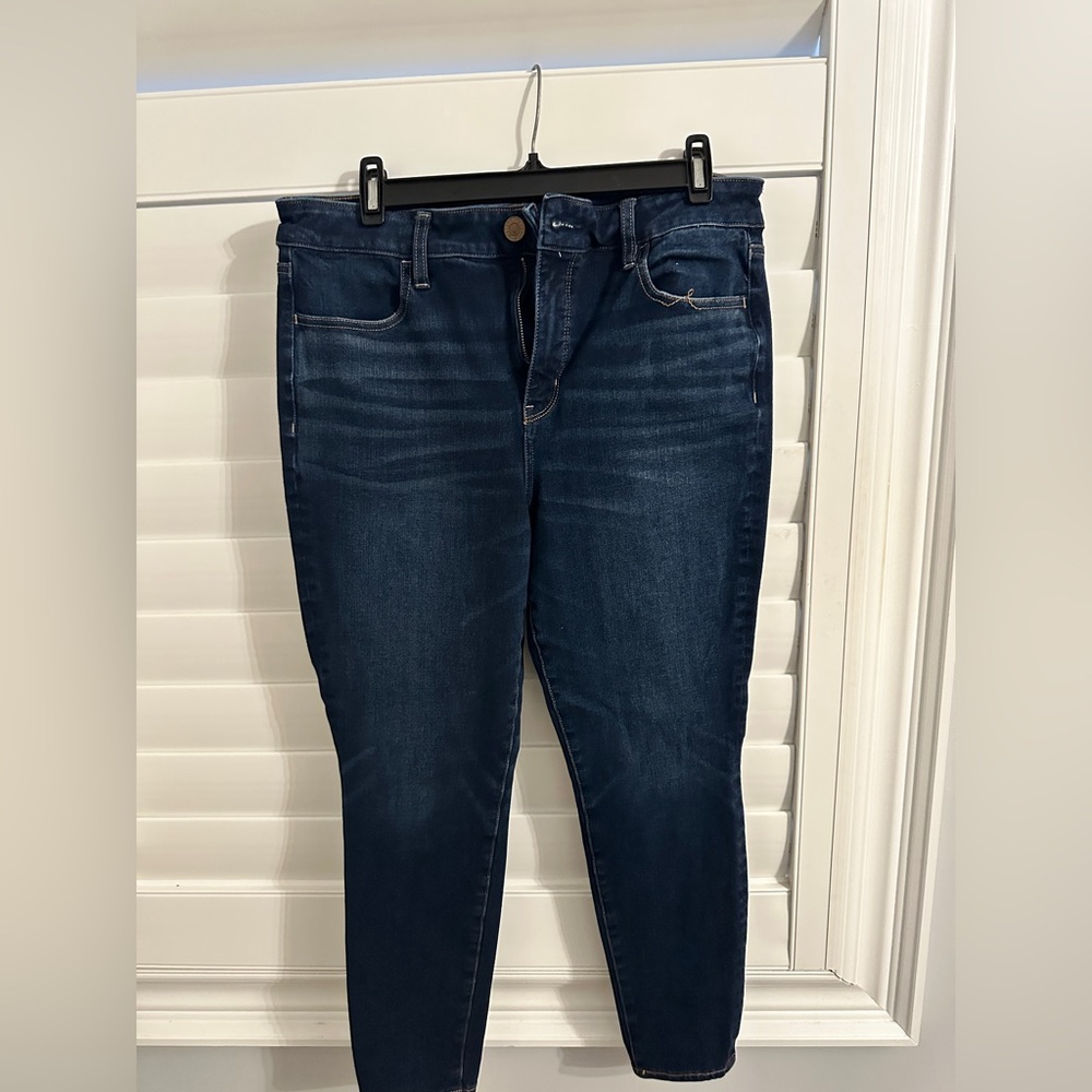 American Eagle Outfitters Dark Blue Skinny Jeans